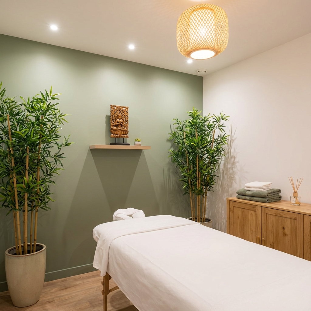 Our peaceful massage rooms